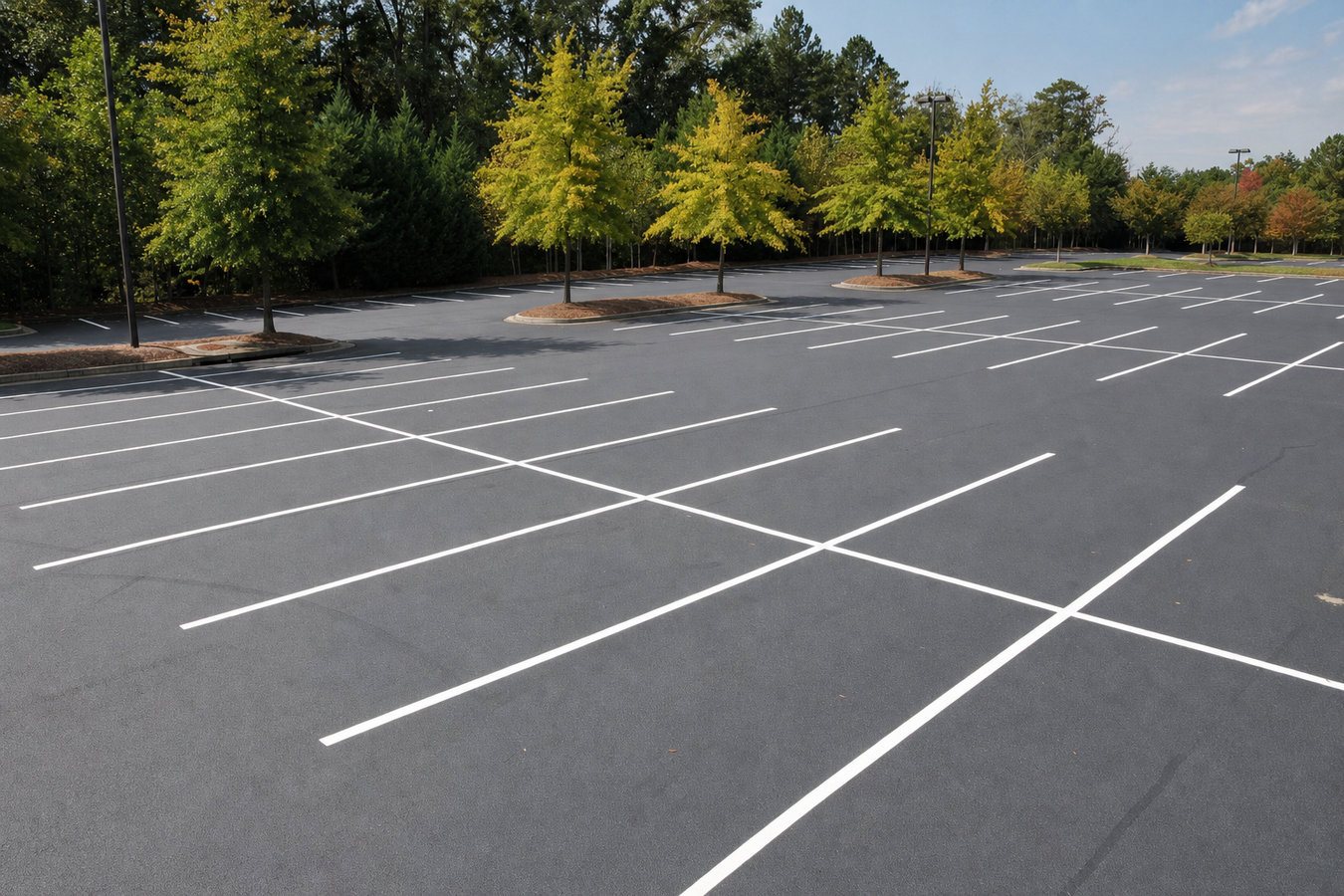 Parking lot maintenance